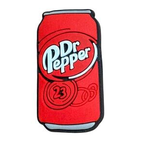 Dr Pepper Croc Charm